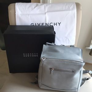 Givenchy Calfskin Pandora Backpack - Pearl Grey